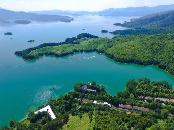 千岛湖国家森林公园东南湖区姥山岛