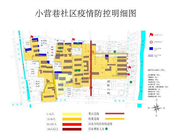 疫情防控再出新招小营街道给每个社区画了一张防疫地图精确到每条小路