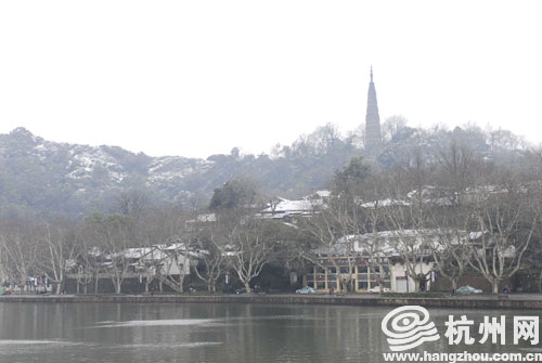 杭州春雪兆丰年(组图)