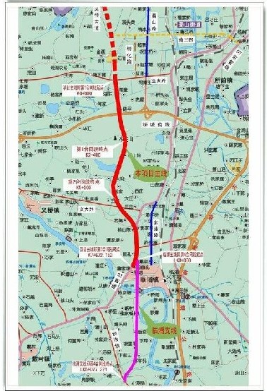 临浦快速通道线路图