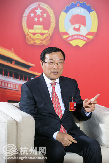 4日中午 张市长正在畅想杭州G20 