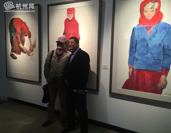 他带着“人性的高原”和“大海的情怀”来到杭州——陈坚画展