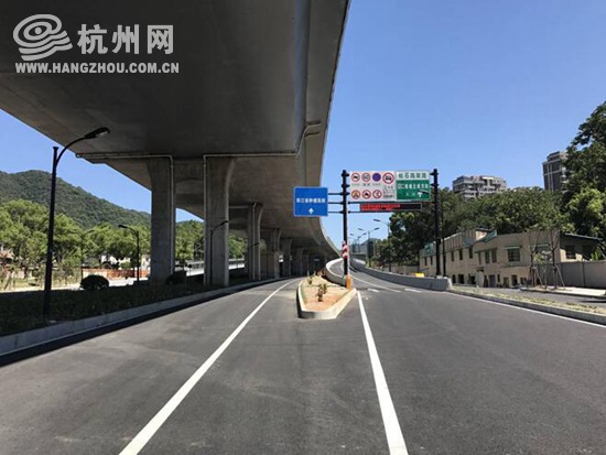 秋石快速路半山路北匝道27日开通 上匝道2分钟开到高速口