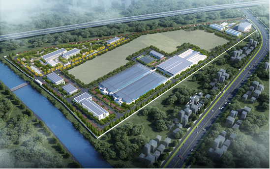 萧山瓜沥水厂工程一期效果图