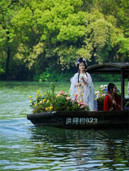 杭州西溪湿地花朝节图片