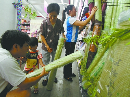夏至到 凉席俏 