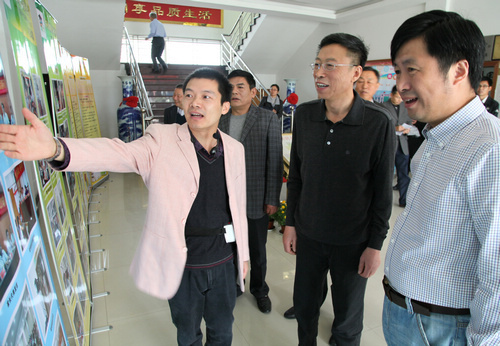 中央文明办领导张志勇一行考察镇中村、梅东村