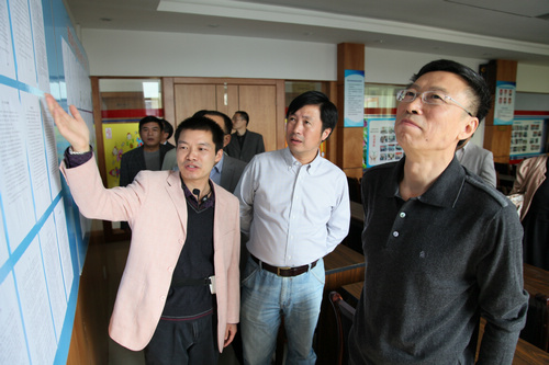 中央文明办领导张志勇一行考察镇中村、梅东村